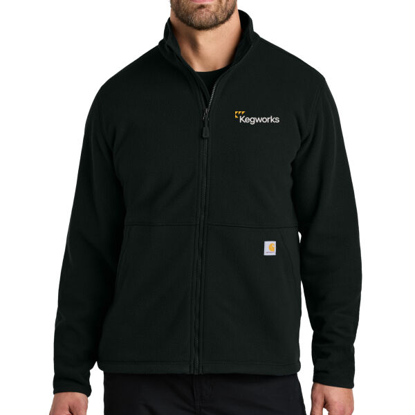 Kegworks - Textured Full Zip Fleece Jacket Thumbnail