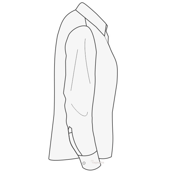 Kegworks on CUFF - Women's Wrinkle Free Stretch Pinpoint Shirt Thumbnail