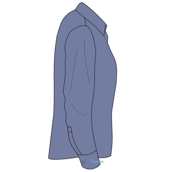 Kegworks on CUFF - Women's Wrinkle Free Stretch Pinpoint Shirt Thumbnail